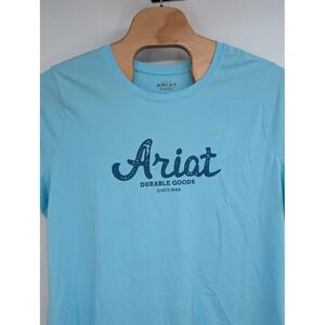 Ariat NWT Women's R.E.A.L. Durable Goods Classic Fit T-Shirt Gulf Stream‎ 2X